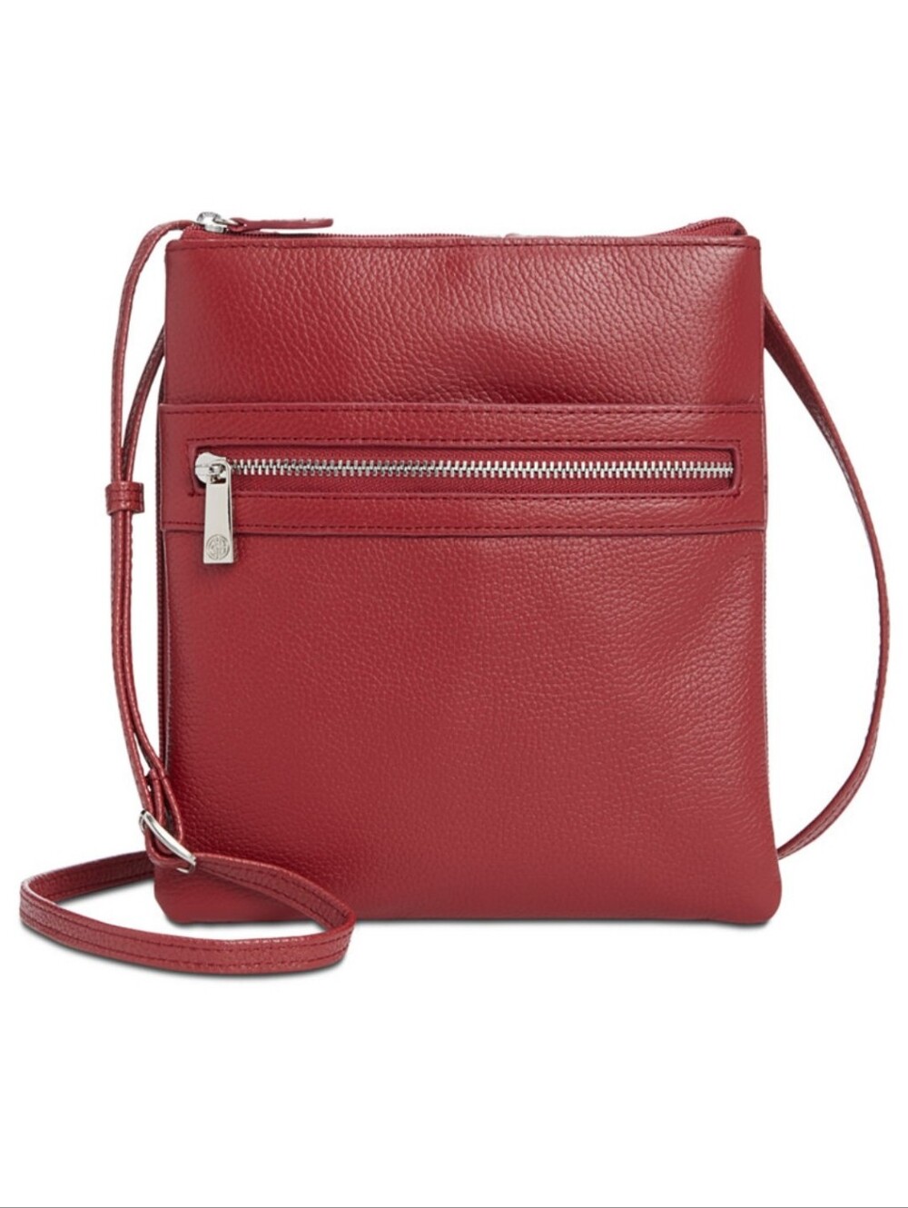 Giani Bernini Dasher Red Pebbled Leather Crossbody -NWOT